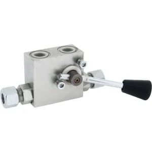 Oleodinamica Marchesini - C056V0134 - Gesteuertes Zwillings-Durchflussregelventil VBPDE mit Absperrventil, G3/8 Zoll - 12L