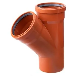 Ostendorf - 16152110110045 - Y-Stück PVC 110/110mm x 45°