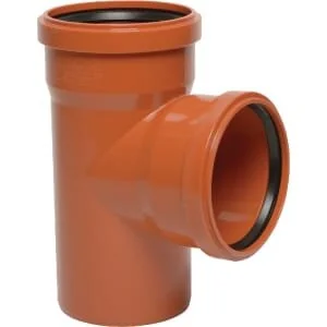 Ostendorf - 16152125125087 - T-Stück PVC 125/125mm x 87°