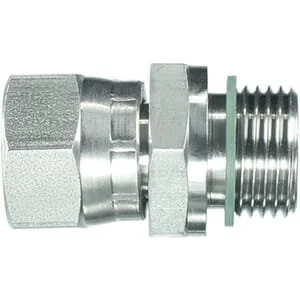PH Hydraulik - FMUB0904SS - Stecknippel Schwenkbar 9/16 inches JICx1/4 inches BSP SS