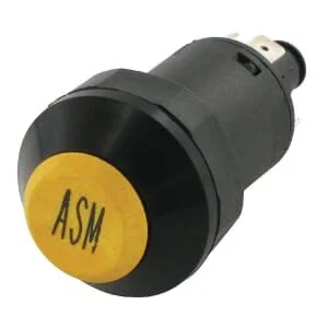 Pneutron - 11175380PN - Druckschalter, ASM, Rund, Gelb