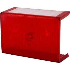 Promot - 1400680405 - Lichtscheibe, Rot/Transparent, Rechteckig 100x73mm Rear/LH/RH