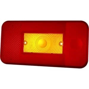 Promot - 1400680905 - Lichtscheibe, Gelb/Rot 195x100mm LH/RH/Rear