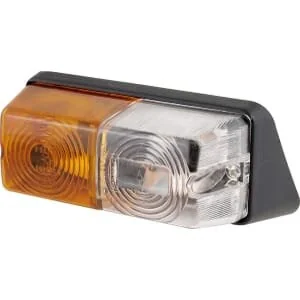 Promot - 1400691200 - Fahrtrichtungs- und Positionsleuchte LH, Front, rechteckig, weiß/gelb, zum Schrauben