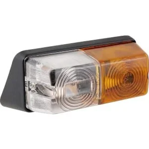 Promot - 1400691210 - Fahrtrichtungs- und Positionsleuchte RH Halogen, Front, rechteckig, weiß/gelb, zum Schrauben