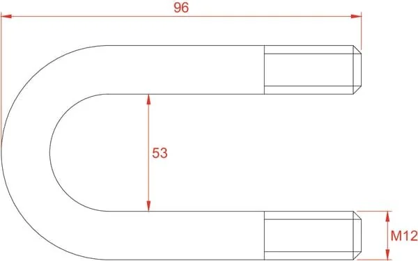 Rabe - 64640510 - U-Schraube M12