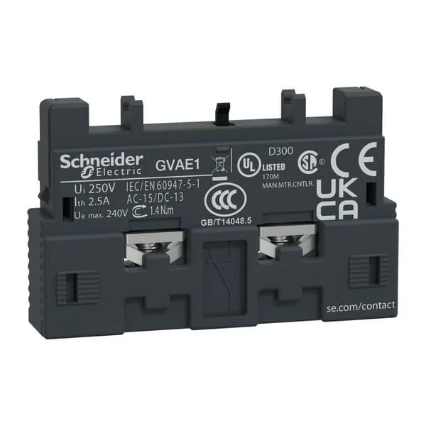 Schneider Electric - GVAE1 - Hilfskontakt Modul 1NO/1NC