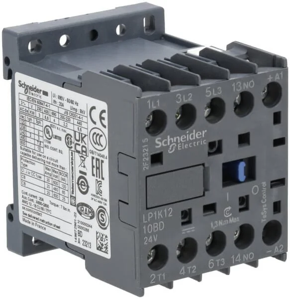 Schneider Electric - LP1K1210BD - Schütz 12A 5,5kW