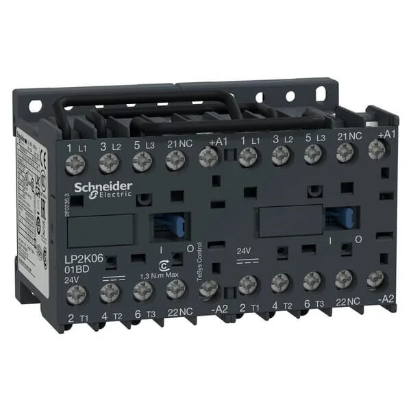 Schneider Electric - LP2K0601BD - Wendeschütz 6A 2.2kW