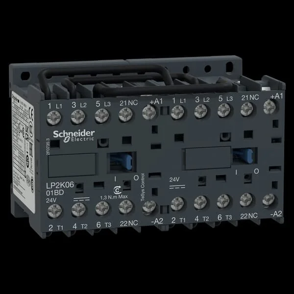 Schneider Electric - LP2K0601BD - Wendeschütz 6A 2.2kW