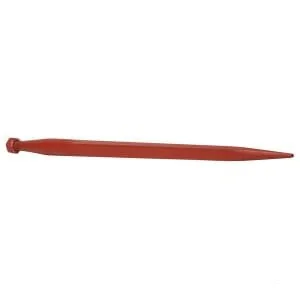 SHW - 5193241160S - Laderzinke, gerade, Vierkantprofil 44x820mm, Spitze mit Mm Mutter, rot