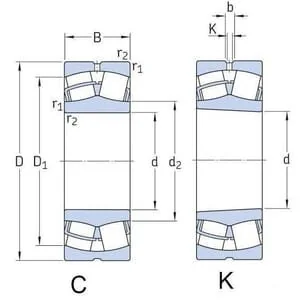 SKF - 750022313K - Pendelrollenlager