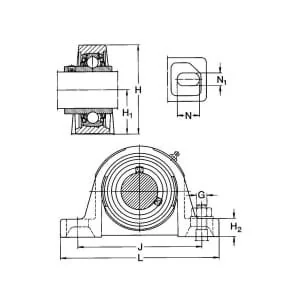 SKF - 7500SYJ516 - Lagergehäuse