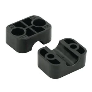 Stauff - RS911214PAG - Klemme Schwarz Glatt A2 14mm