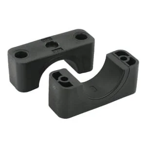 Stauff - RS9116445PAG - Klemme Schwarz Glatt A6 44.5mm