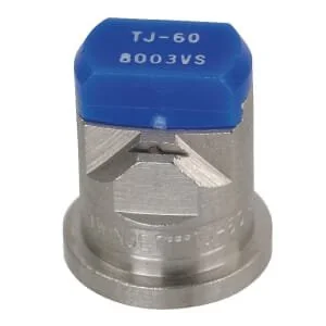 Teejet - TJ608003VS - Doppelflachstrahldüse TJ 80° 03 Blau Edelstahl
