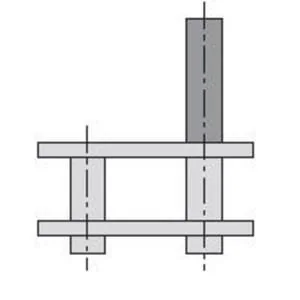 Tsubaki - RS08B1SVP1 - Verbindungsglied mit Klammer D-1