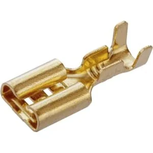 Unbranded - 1440000032 - Flachsteckhülse, Bernstein, 2.5mm² 6.3mm
