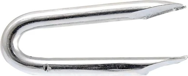 Unbranded - 1545182525 - Doppelpunktklammer Verzinkt, 2.5x25mm