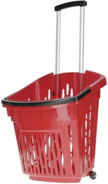 Unbranded - 1584000120 - Korb Kunststoff Rot/Schwarz