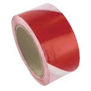 Unbranded - 488337 - Markierungsband, Nicht Klebend, Rot/Weiß