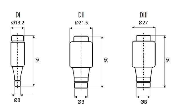 Unbranded - 50AD02 - Sicherung 50A Länge 36mm