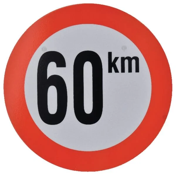 Unbranded - BK60 - Schild 60km PVC