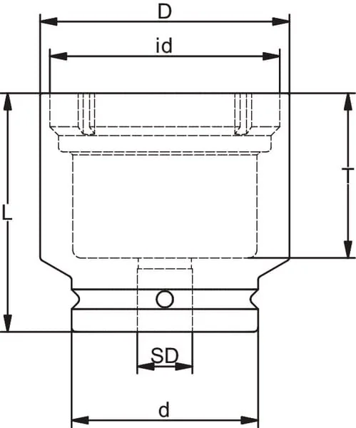 Unbranded - DPKM18 - Kappe 1 KM/AN 18 (M90x2)