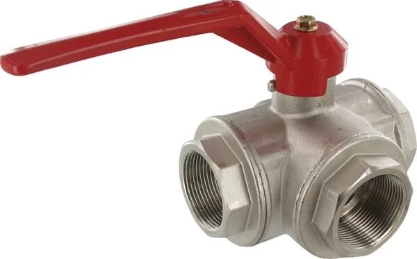 Unbranded - KS3112L - Dreiwege-Kugelhahn L 11/2" BI/BI