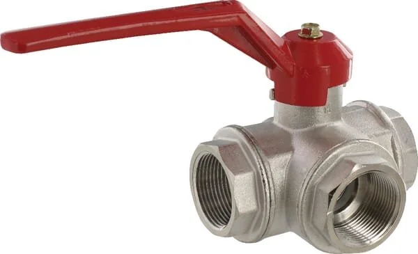 Unbranded - KS3114L - Dreiwege-Kugelhahn L 11/4" BI/BI