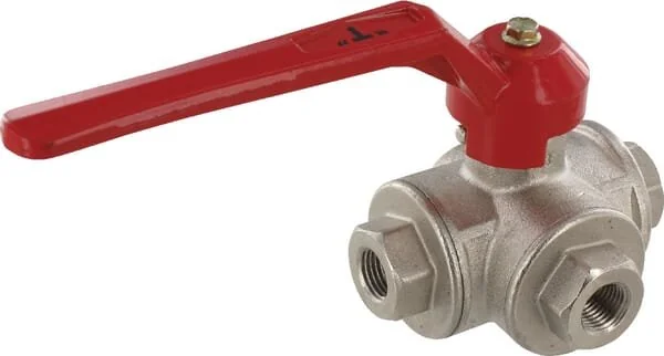 Unbranded - KS314T - Dreiwege-Kugelhahn T 1/4" BI/BI