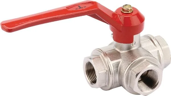 Unbranded - KS334T - Dreiwege-Kugelhahn T 3/4" BI/BI