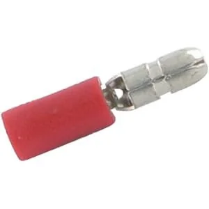 Unbranded - LA9090P001 - Rundsteckverbinder Stecker, Rot, 0.5-1mm² 4mm