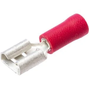Unbranded - LA9230P001 - Flachsteckhülse, Rot, 0.5-1mm²