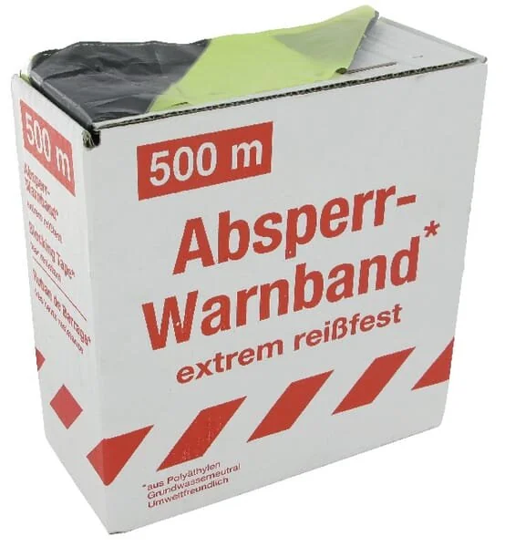 Unbranded - WB99363 - Absperrband Y/B 80mm 500m