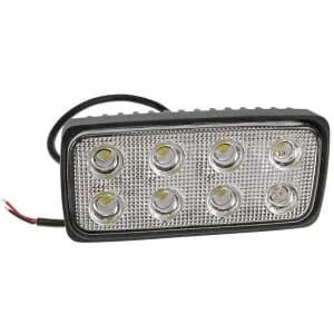 Vapormatic - VLC6115 - Arbeitsleuchte LED, 3W, 2560lm, Rechteckig, 12/24V, Transparent, 90x150mm, 8 LEDs