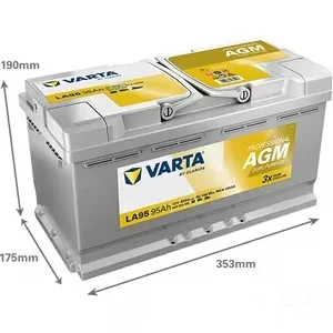 Varta - 840095085 - Batterie 850A LA95 Professional Dual Purpose AGM