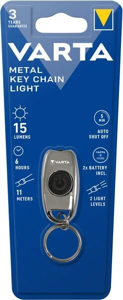 VARTA Consumer Batteries - 16603 - LED Schlüsselanhänger Taschenlampe