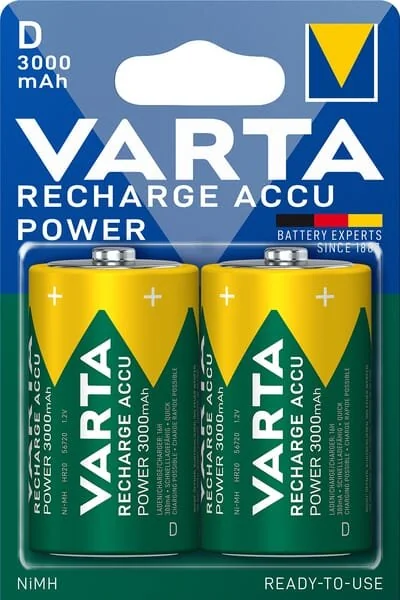VARTA Consumer Batteries - 56720101412 - Akku D (2x)