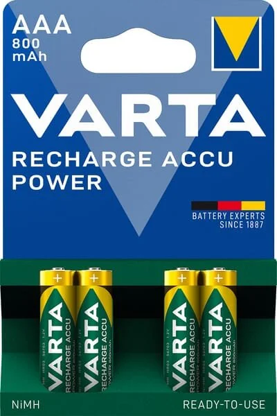 VARTA Consumer Batteries - VT56703 - Batterien 4x AAA 800 mAh