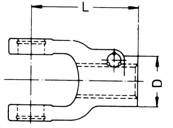 Walterscheid - 1147464 - Gelenkgabel, Schnellverschluss, 1-20 Spline, W2500/P500