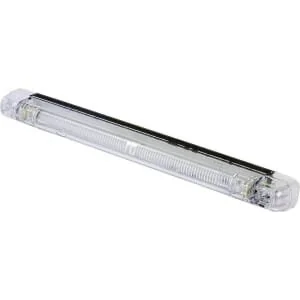 Waś - 14003000180 - Markierungsleuchte LED, Rechteckig, 12/, Transparent, Anschraubbar