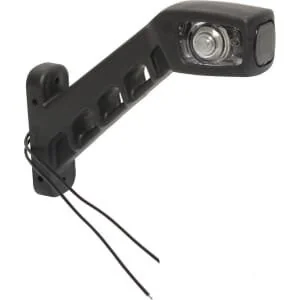 Waś - 1400300101 - Markierungsleuchte LH LED, 12/, rot/transparent, anschraubbar, mm