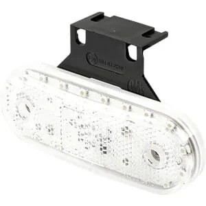 Waś - 1400300536 - Markierungsleuchte LED, Rechteckig, 12/, Transparent, Anschraubbar, Was
