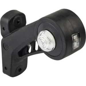 Waś - 1400300569L - Markierungsleuchte LH LED, Rund, 12/, Gelb/Rot/Weiß, Zum Anschrauben, 130x131mm, Was