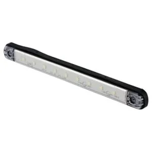 Waś - 1400300719 - Markierungsleuchte LED, Rechteckig, 12/, Weiß, Anschraubbar, 238x20mm