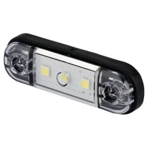 Waś - 1400300723 - Innenleuchte LED, Rechteckig, Weiß, Anschraubbar, 84x24mm