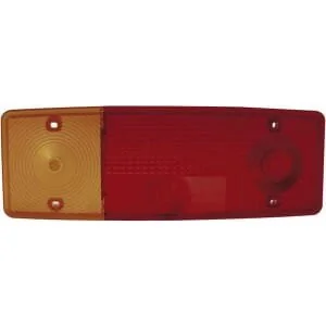 Waś - 1400680715 - Lichtscheibe, Gelb/Rot 284x102mm Hinten/Links Was
