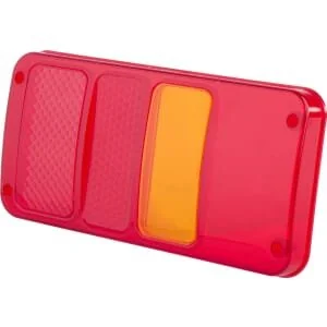 Waś - 14006807700 - Lichtscheibe, Gelb/Rot Hinten/Links Was