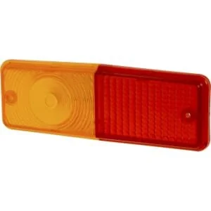 Waś - 1400681305 - Lichtscheibe, Gelb/Rot 200x70mm Hinten
